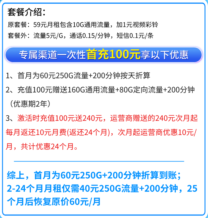 广东电信粤研卡套餐详情